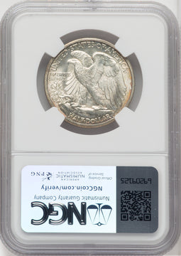 1941-D 50C Walking Liberty Half Dollar NGC MS67 (763579005)