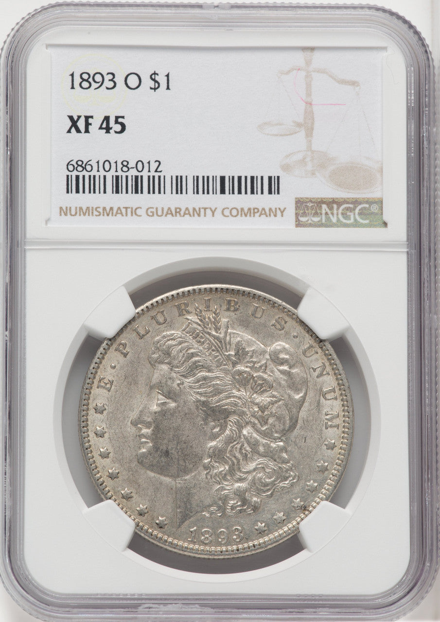 1893-O $1 Morgan Dollar NGC XF45