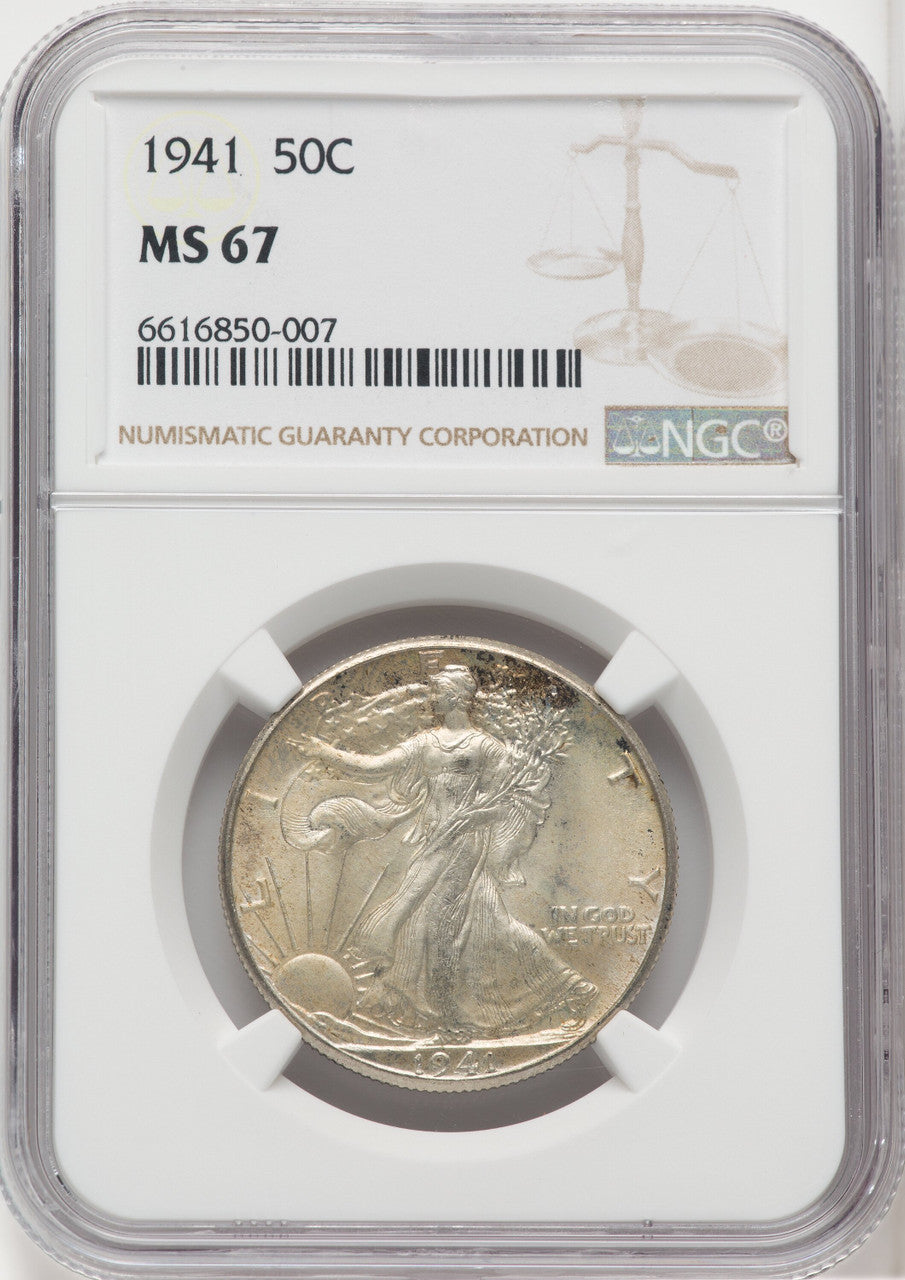 1941 50C Walking Liberty Half Dollar NGC MS67 (760373011)