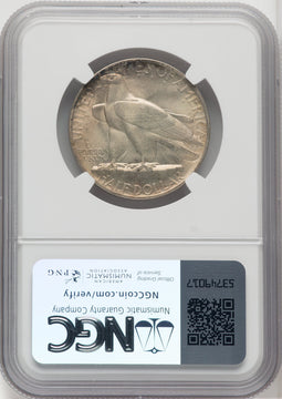 1935 50C Connecticut Commemorative Silver NGC MS66