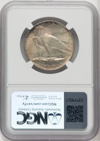 1935 50C Connecticut Commemorative Silver NGC MS66