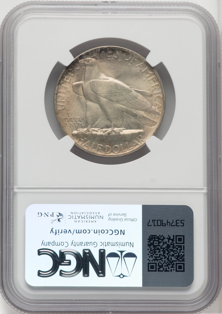 1935 50C Connecticut Commemorative Silver NGC MS66