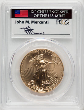 2016-W $50 One-Ounce Gold Eagle Denver PCGS SP70