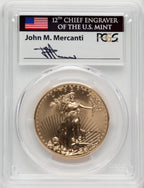 2016-W $50 One-Ounce Gold Eagle Denver PCGS SP70