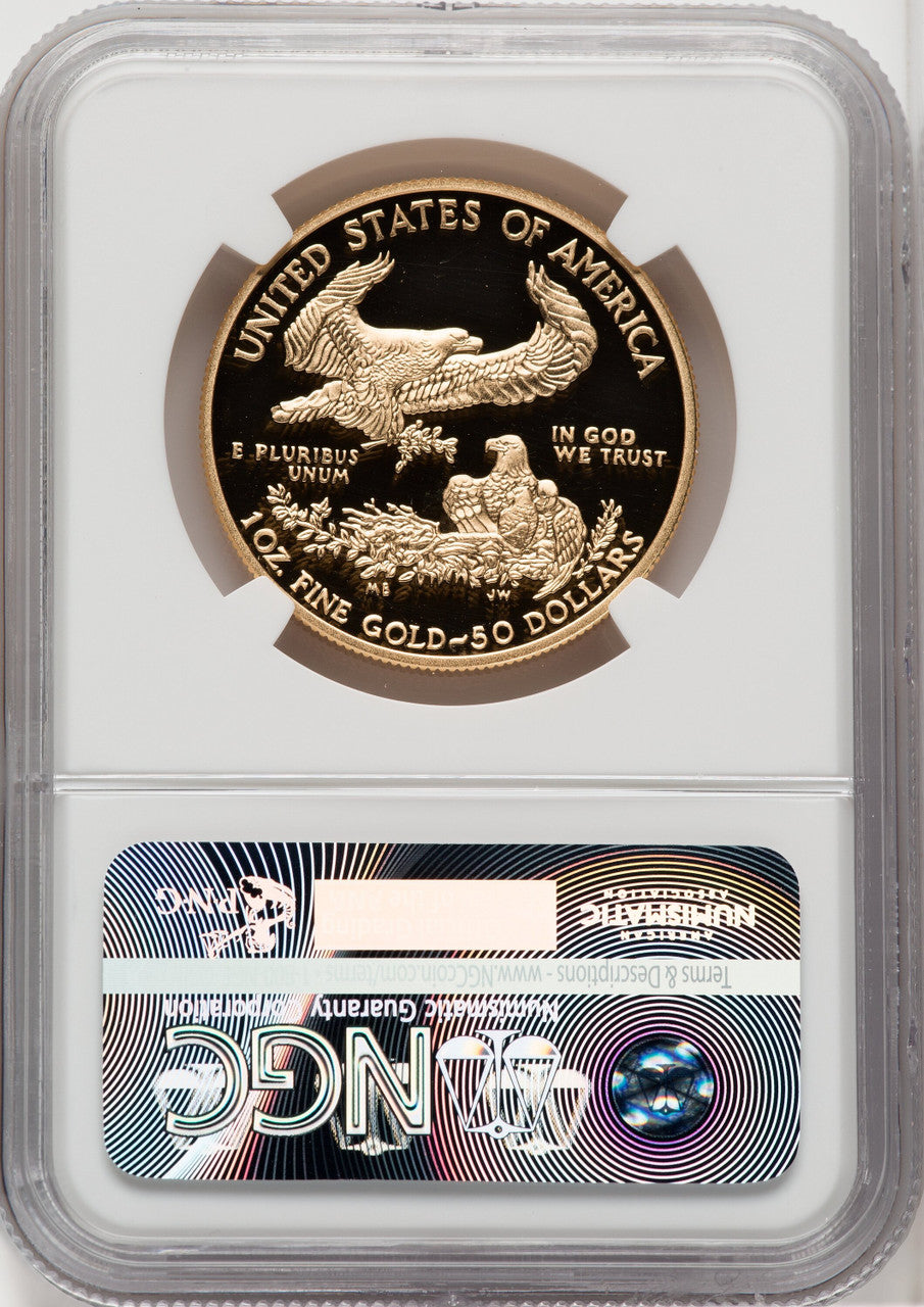 2014-W $50 One-Ounce Gold Eagle NGC PF70