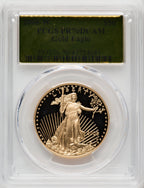 2008-W $50 One-Ounce Gold Eagle Gold Foil PCGS PR70