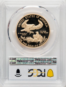 2012-W $50 One-Ounce Gold Eagle Blue Gradient PCGS PR70