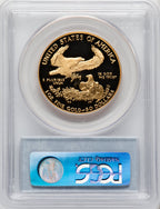 1990-W $50 One-Ounce Gold Eagle Blue Gradient PCGS PR70