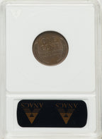 1955 Doubled Die Obverse BN Lincoln Cent ANACS MS61