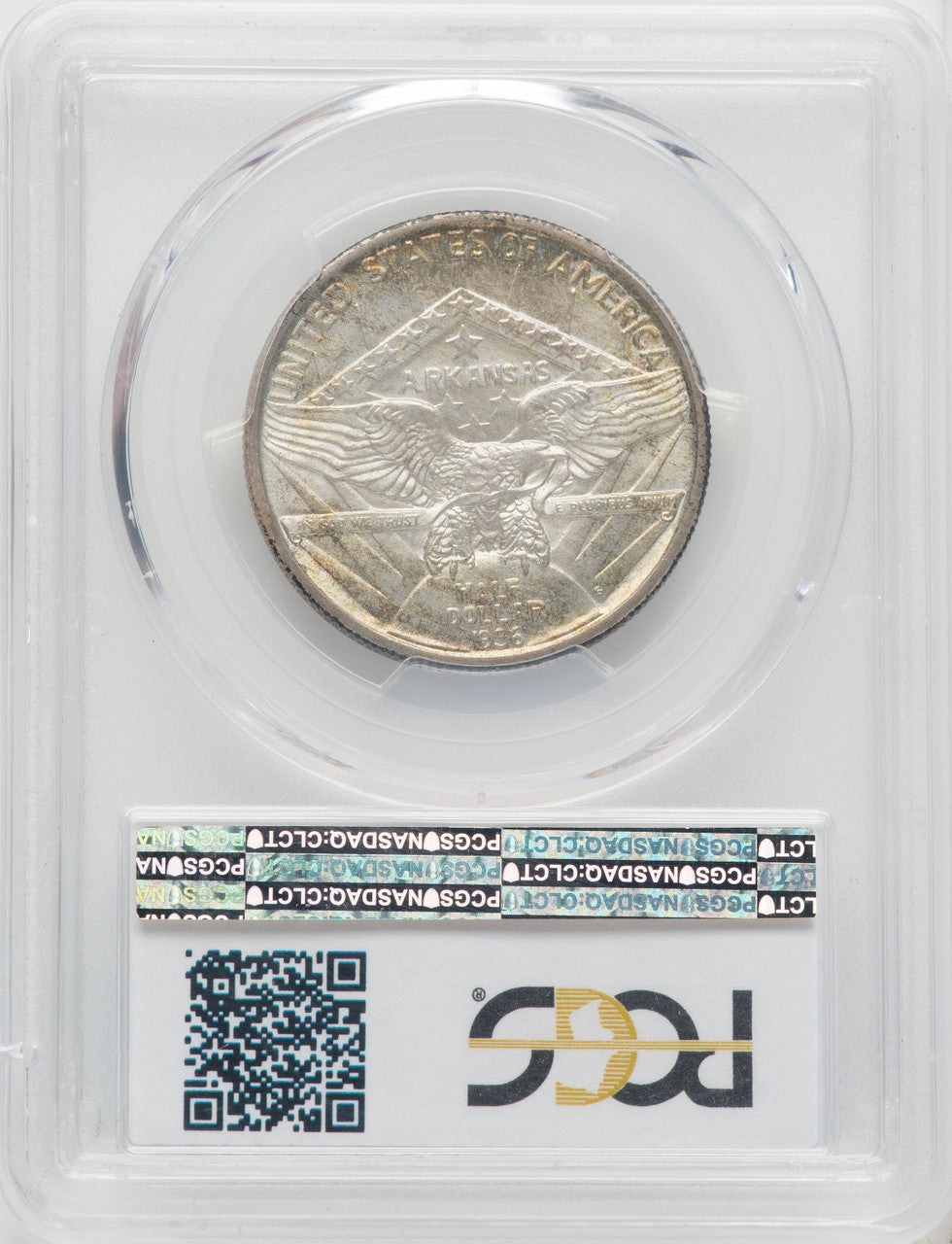 1936-S 50C Arkansas Commemorative Silver PCGS MS67