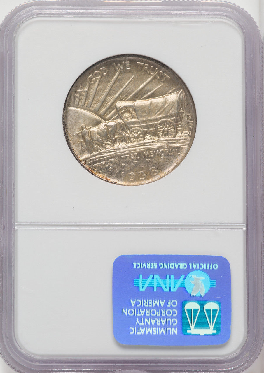 1938 50C Oregon Commemorative Silver NGC MS67