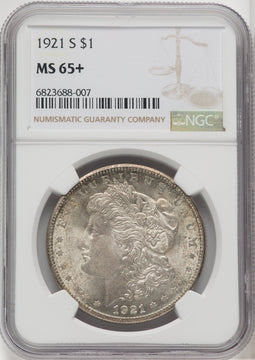 1921-S $1 Morgan Dollar NGC MS65+ (766283022)