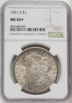 1921-S $1 Morgan Dollar NGC MS65+ (766283022)