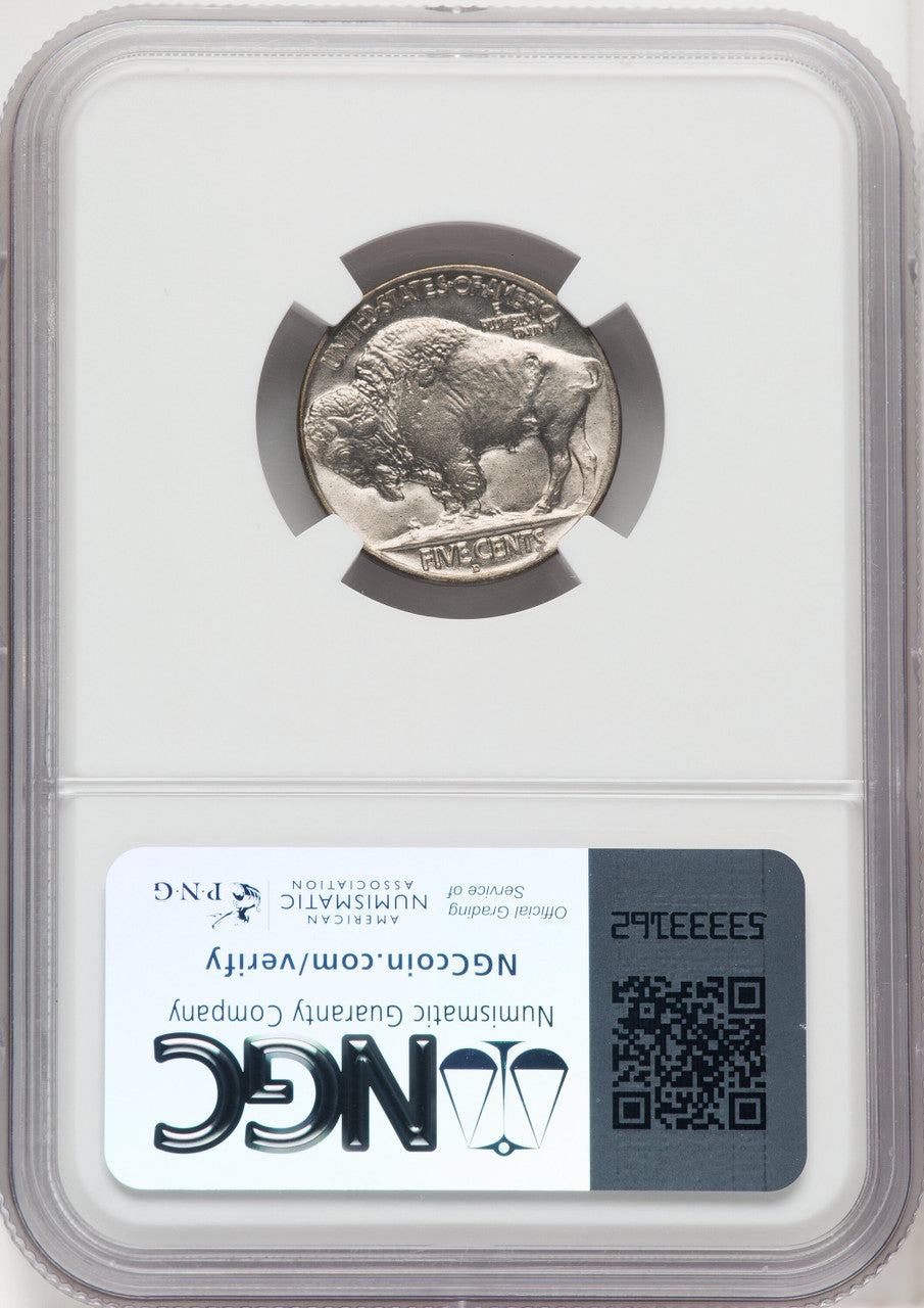 1918-D 5C Buffalo Nickel NGC MS65