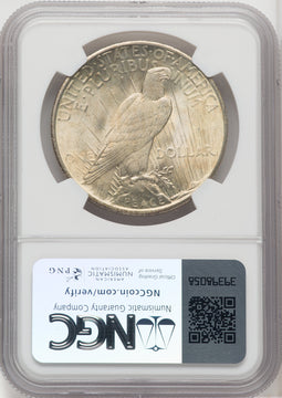 1925 $1 Peace Dollar NGC MS67 (505804001)