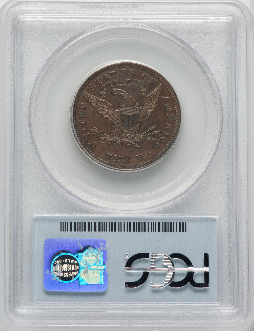 1861 $10 J-285 BN Patterns PCGS MS64
