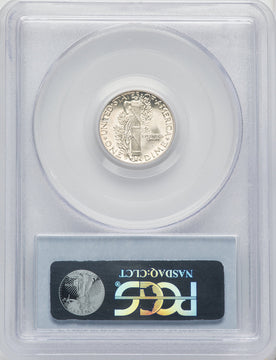 1942/1-D 10C FB CAC Mercury Dime PCGS MS64