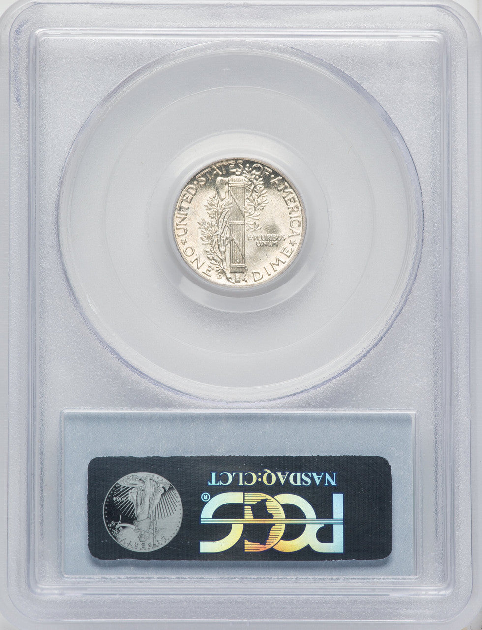 1942/1-D 10C FB CAC Mercury Dime PCGS MS64