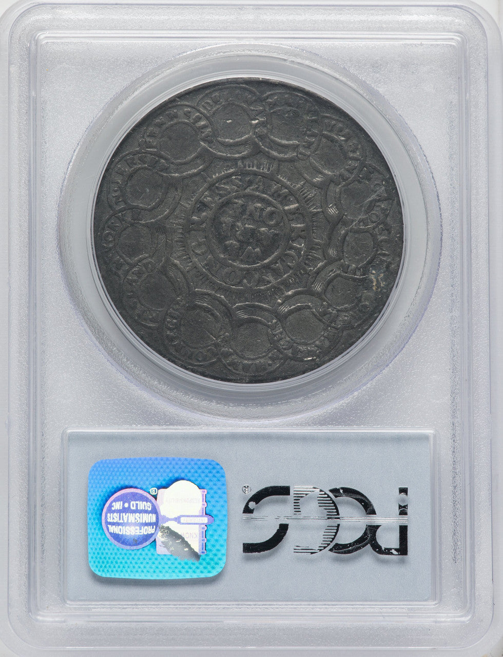 1776 Continental Dollar CURENCY Pewter Colonials PCGS AU50