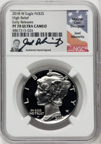2018-W $25 Palladium First Strike NGC PF70 Iskowitz