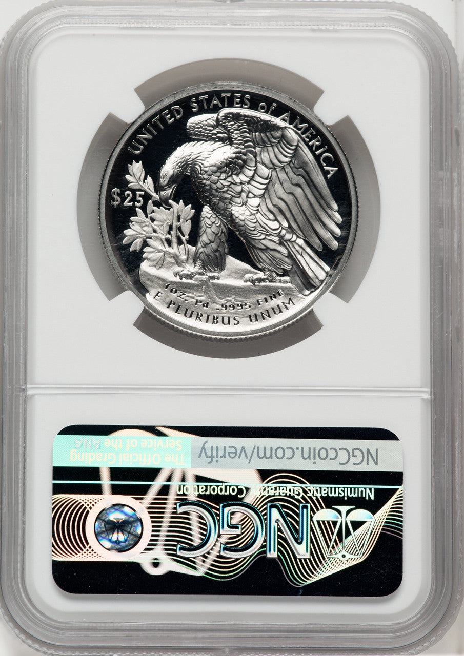 2018-W $25 Palladium First Strike NGC PF70 Iskowitz