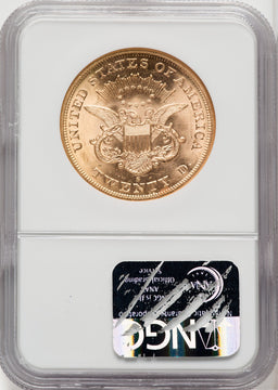 1865-S $20 Liberty Double Eagle NGC MS62