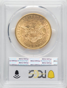 1864 $20 Liberty Double Eagle PCGS AU55