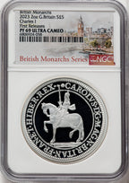 2023 2oz G. Britain Charles I British Monarchs PF69 NGC