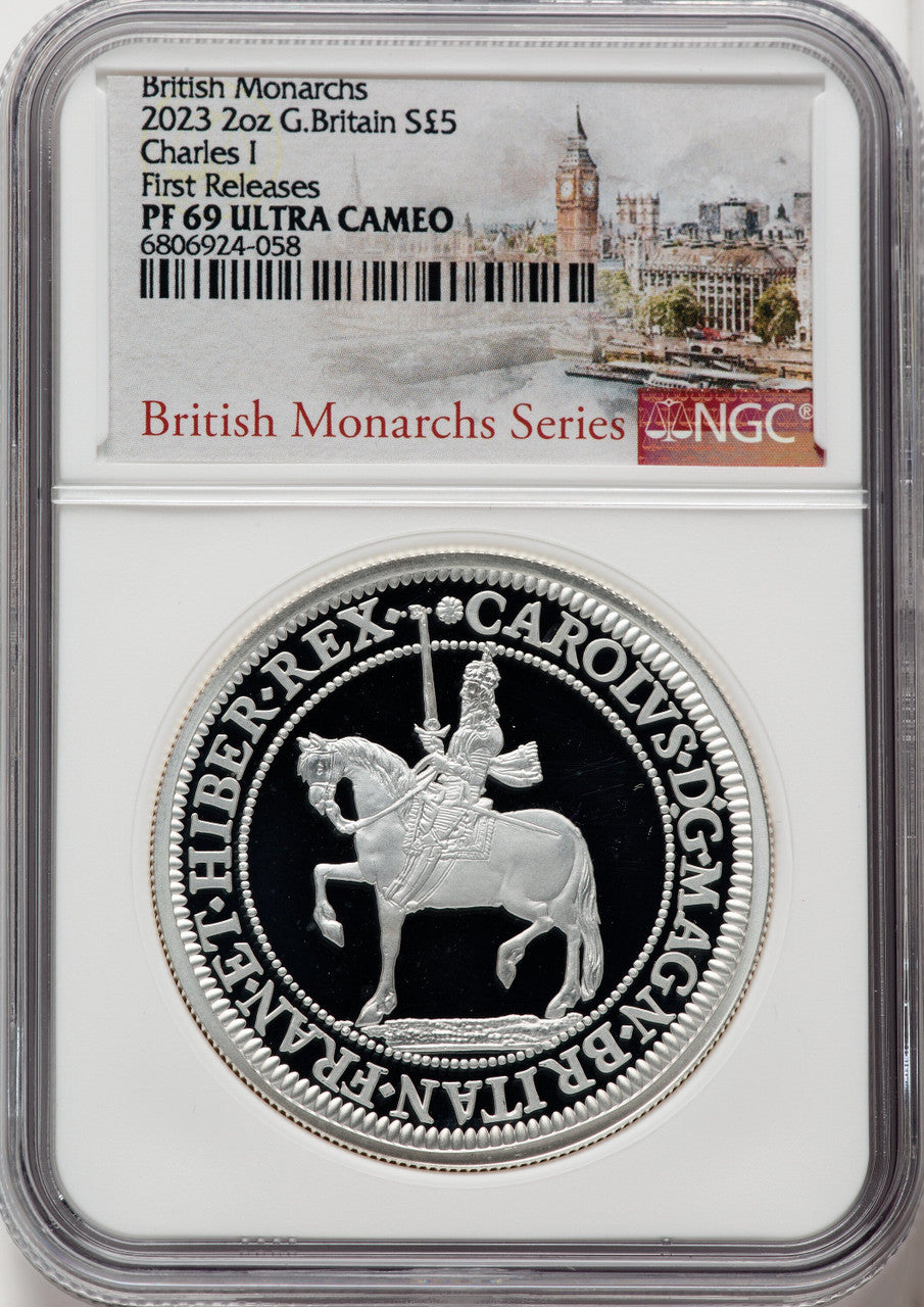 2023 2oz G. Britain Charles I British Monarchs PF69 NGC