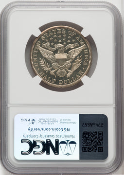 1902 50C Proof Barber Half Dollar NGC PR65