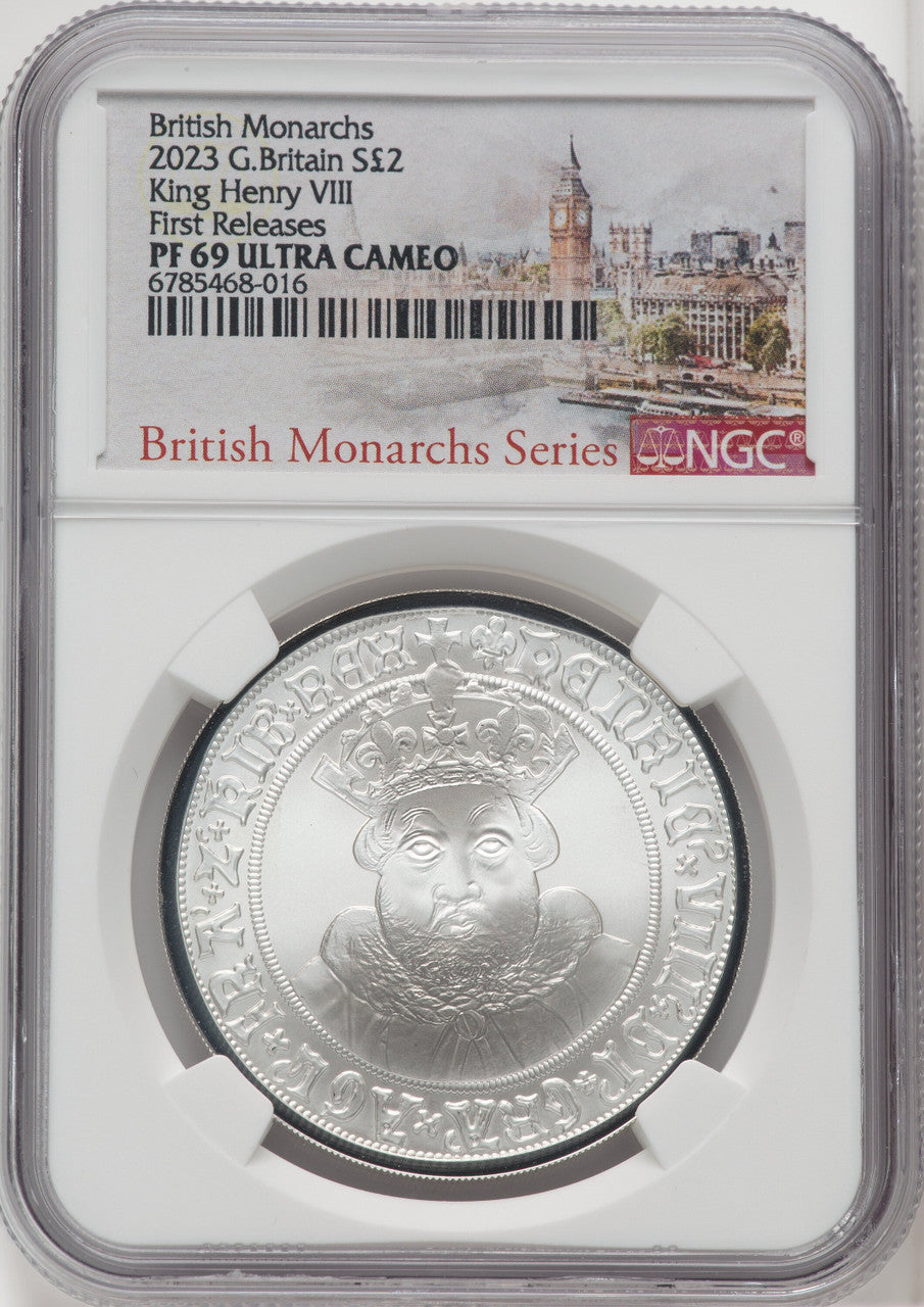 2023 G. Britain King Henry VIII Silver Coin NGC PF69UCAM