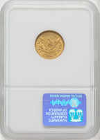 1856-O $2.50 Liberty Quarter Eagle NGC MS61