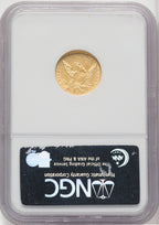 1836 $2.50 Block 8 Classic Quarter Eagle NGC AU58