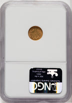 1854-S G$1 Gold Dollar NGC AU58