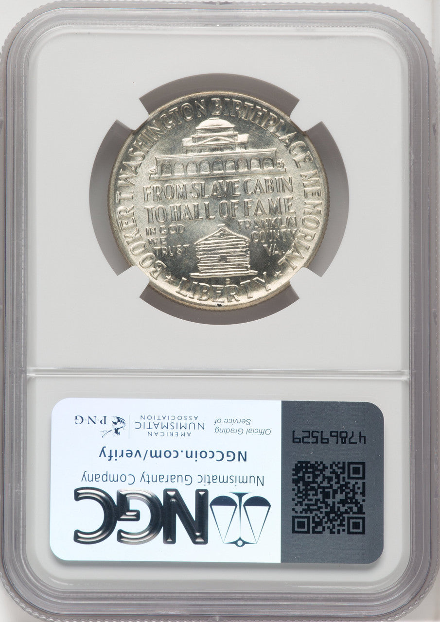 1949-D 50C Booker T. Washington Commemorative Silver NGC MS67 (766227050)
