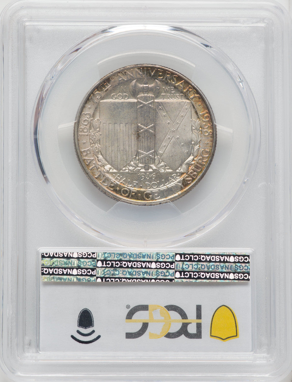 1936 50C Gettysburg Commemorative Silver PCGS MS67+ (766227023)