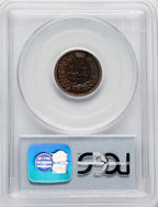 1870 1C RB Proof Indian Cent PCGS PR65