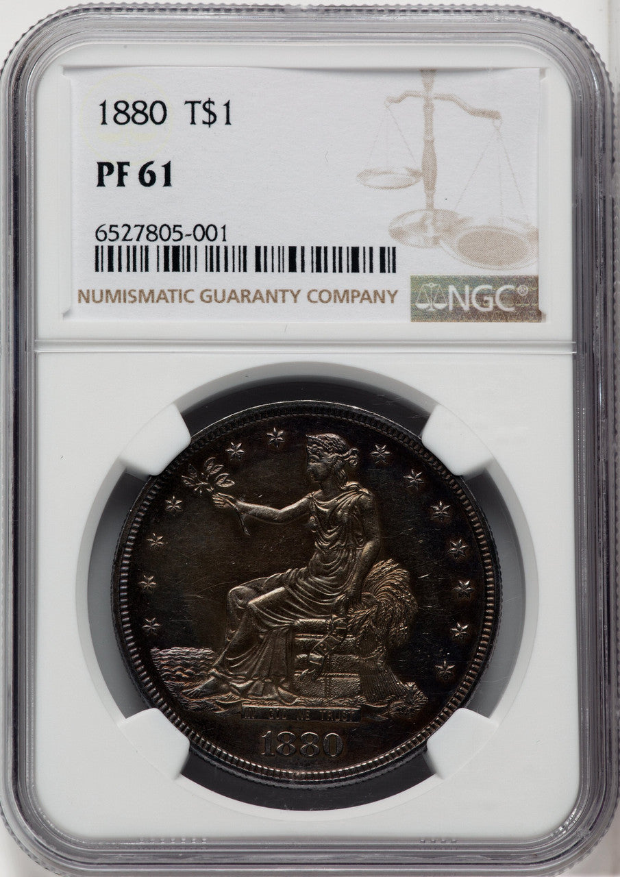 1880 T$1 Proof Trade Dollar NGC PR61