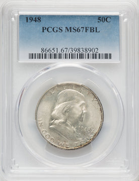 1948 50C FL Franklin Half Dollar PCGS MS67