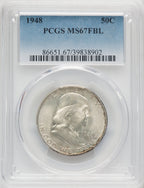 1948 50C FL Franklin Half Dollar PCGS MS67