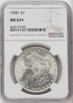 1900 $1 Morgan Dollar NGC MS67+