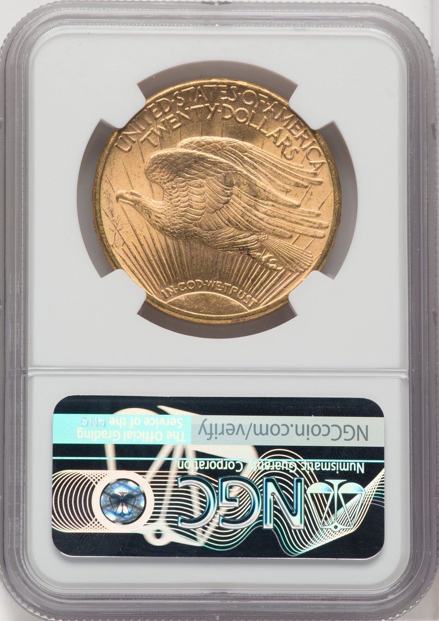 1911-S $20 Saint-Gaudens Double Eagle NGC MS65+
