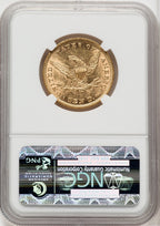 1853/2 $10 Liberty Eagle NGC MS61
