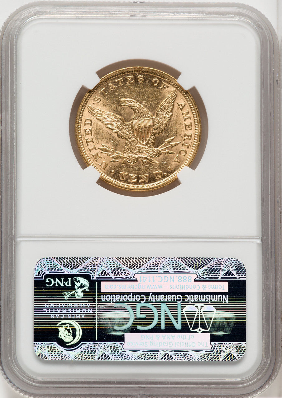 1853/2 $10 Liberty Eagle NGC MS61