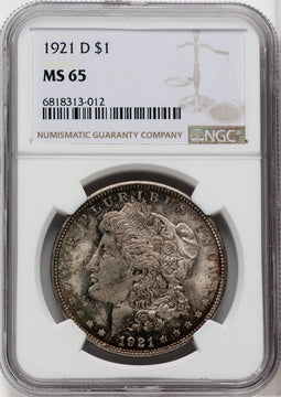 1921-D $1 Morgan Dollar NGC MS65 (766346016)