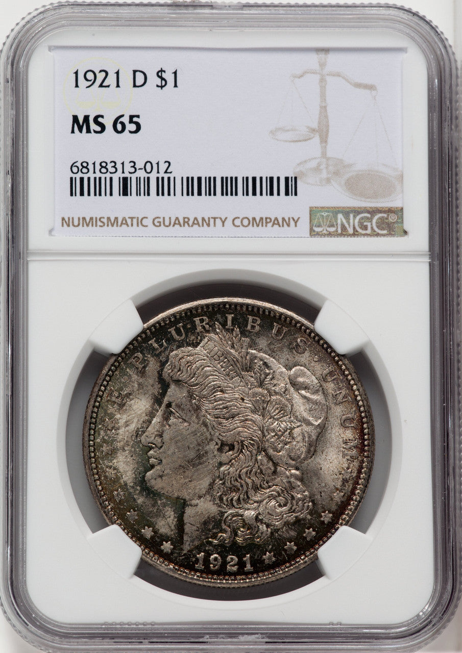 1921-D $1 Morgan Dollar NGC MS65 (766346016)