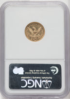 1872-S $2.50 Liberty Quarter Eagle NGC AU53