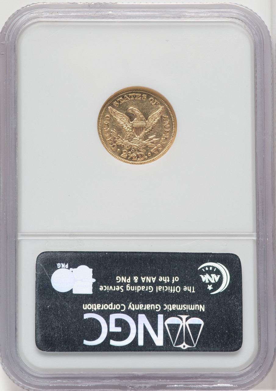 1872-S $2.50 Liberty Quarter Eagle NGC AU53