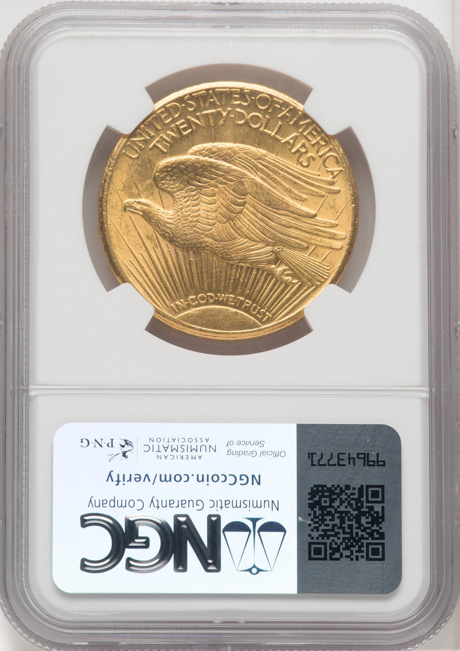 1926-S $20 Saint-Gaudens Double Eagle NGC MS62