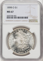 1898-O $1 Morgan Dollar NGC MS67 (766065011)